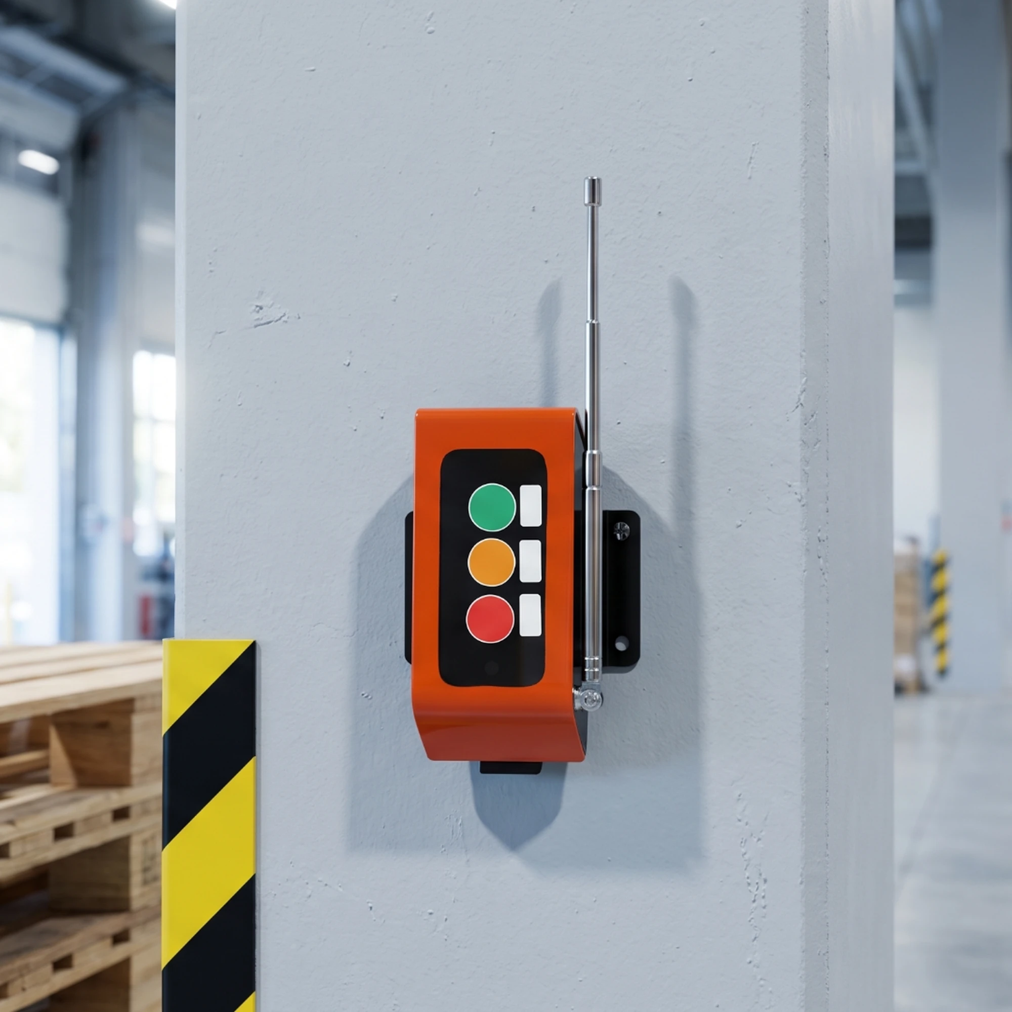 F100 Endüstriyel Çağrı Butonu - fabrika kullanim