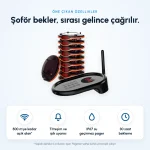 Tır Parkı Çağrı Sistemi (MC-S10 Pager Seti)