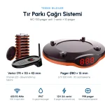 Tır Parkı Çağrı Sistemi (MC-S10 Pager Seti)